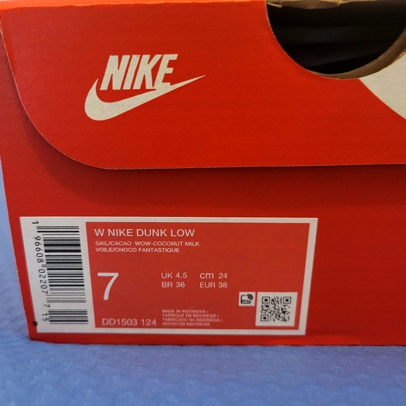 Women's Nike Dunk Low Retro Casual Shoes size 7 Sail/Coconut Milk/Cacao Wow - Picture 3 of 3